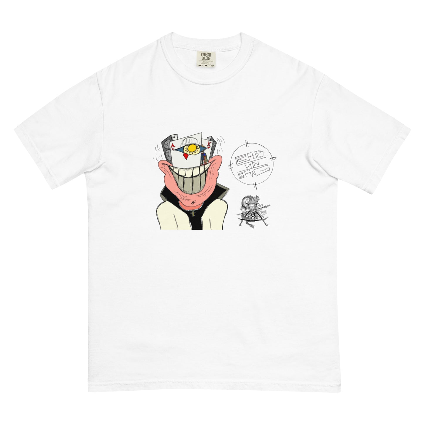 Bad Patchwork x Frozenboyz "Grinning" Tee (White)